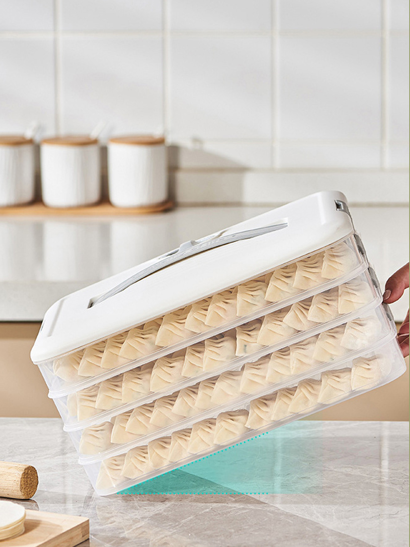 1PC Multi-Layer Dumpling Organ - Food Storage Essentials recension och pris
