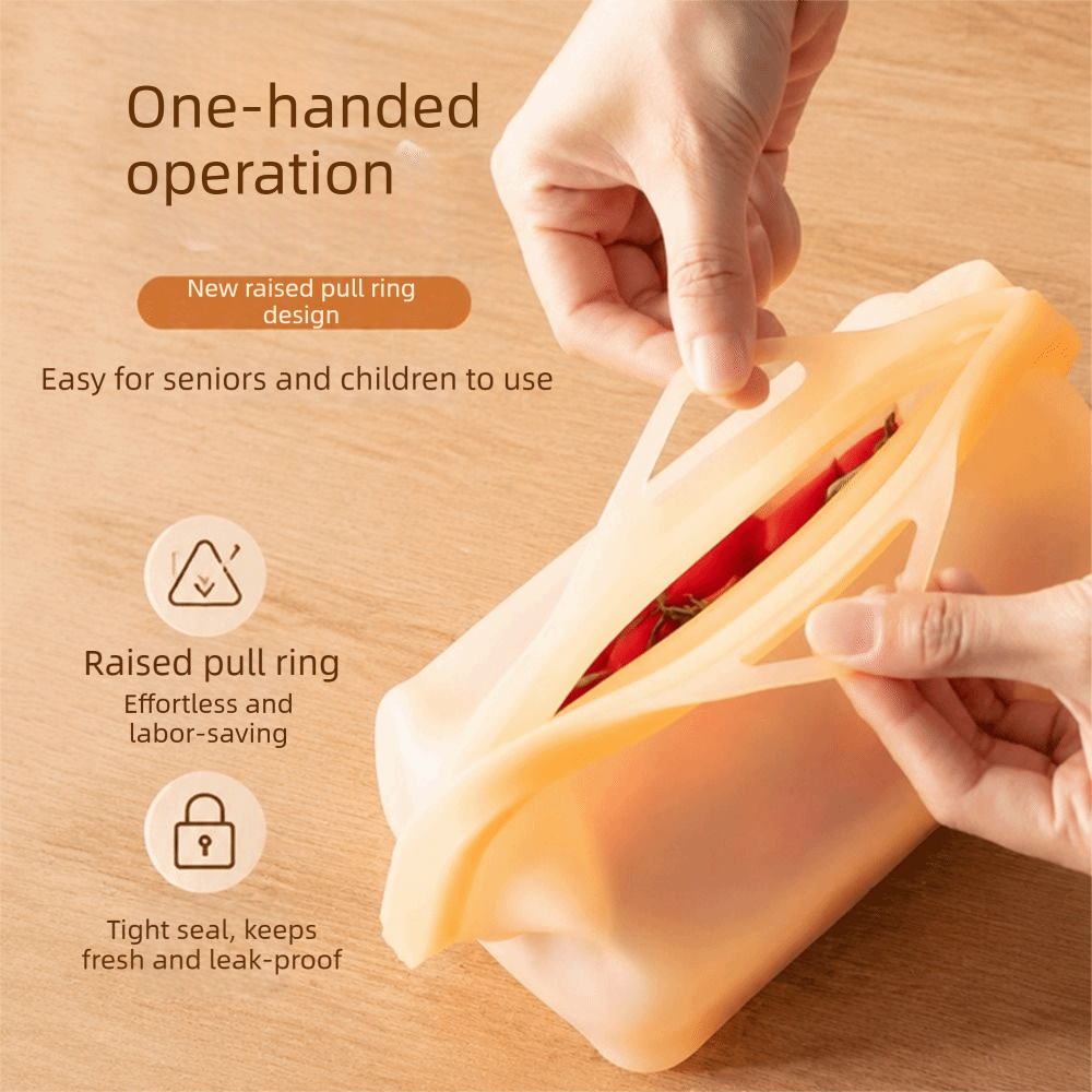 Leak Proof Silicone Food Stora - Food Storage And Temperature recension och pris