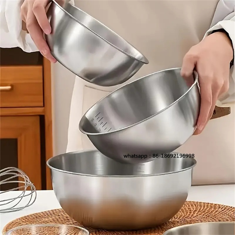 1-3 Stainless Steel Bowl Set w - Food Storage Essentials recension och pris