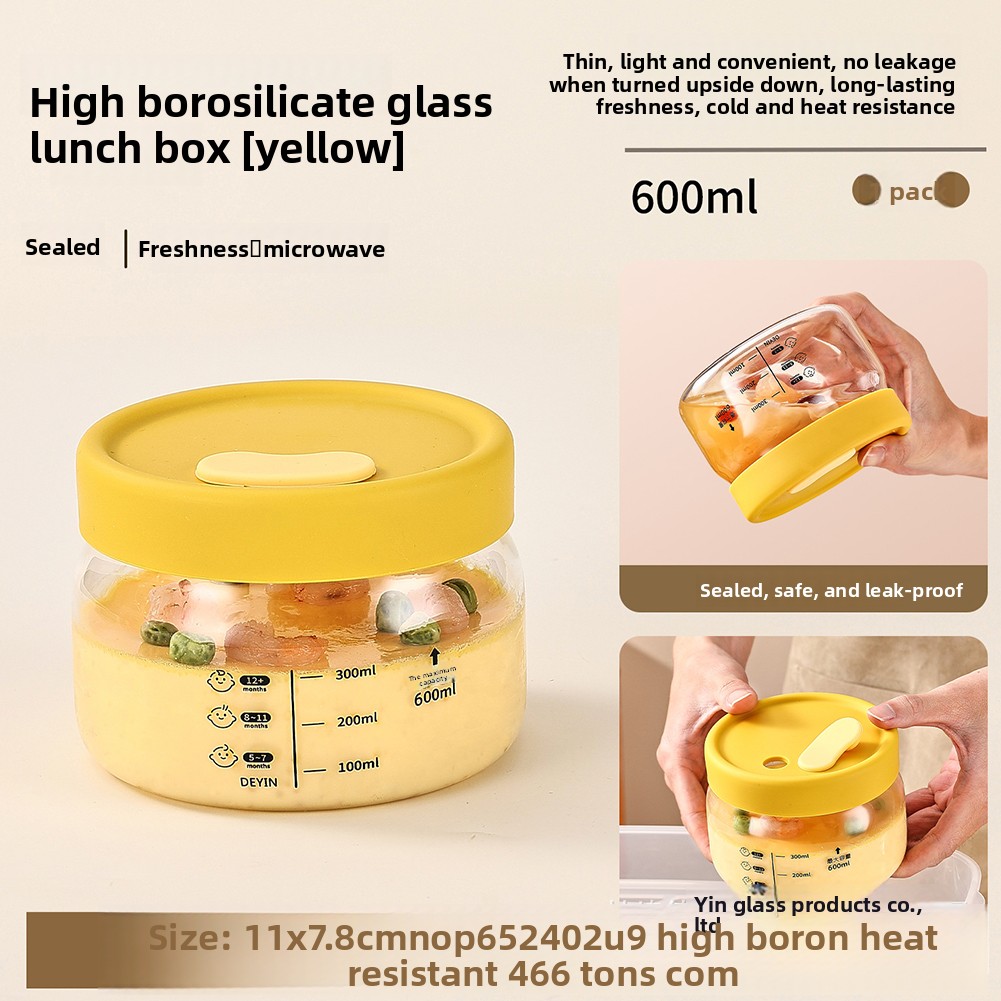 Glass Food Storage Container A - Food Storage Safe recension och pris
