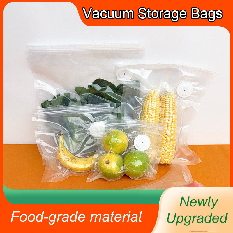 New Reusable Air Vacuum Storag - Food Storage Zip Bags recension och pris