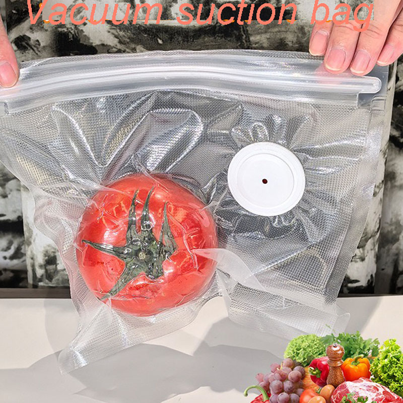 New Reusable Air Vacuum Storag - Food Storage Zip Bags recension och pris