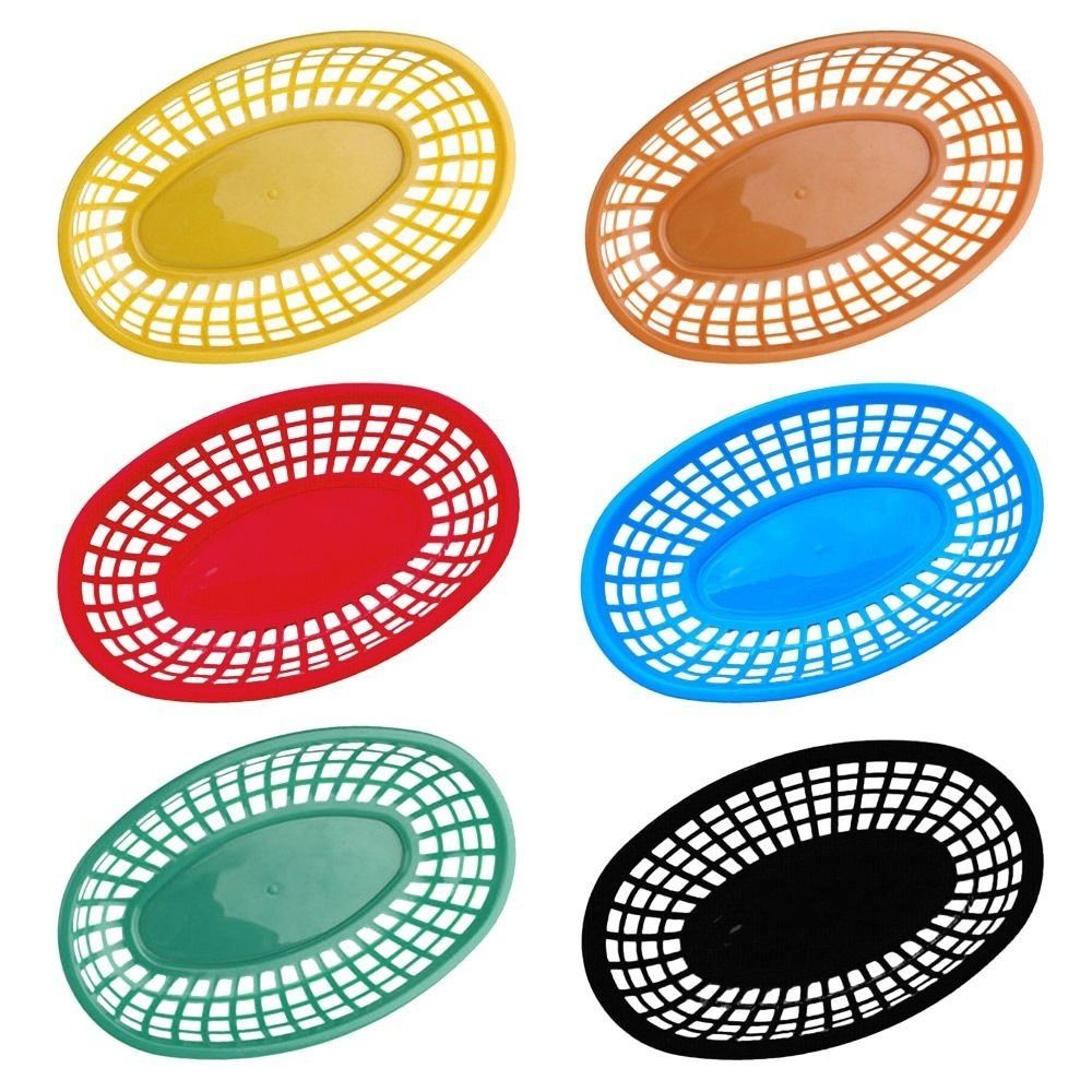 D9 7PCS/Lot Fries Burgers Plas - Food Storage Restaurant recension och pris