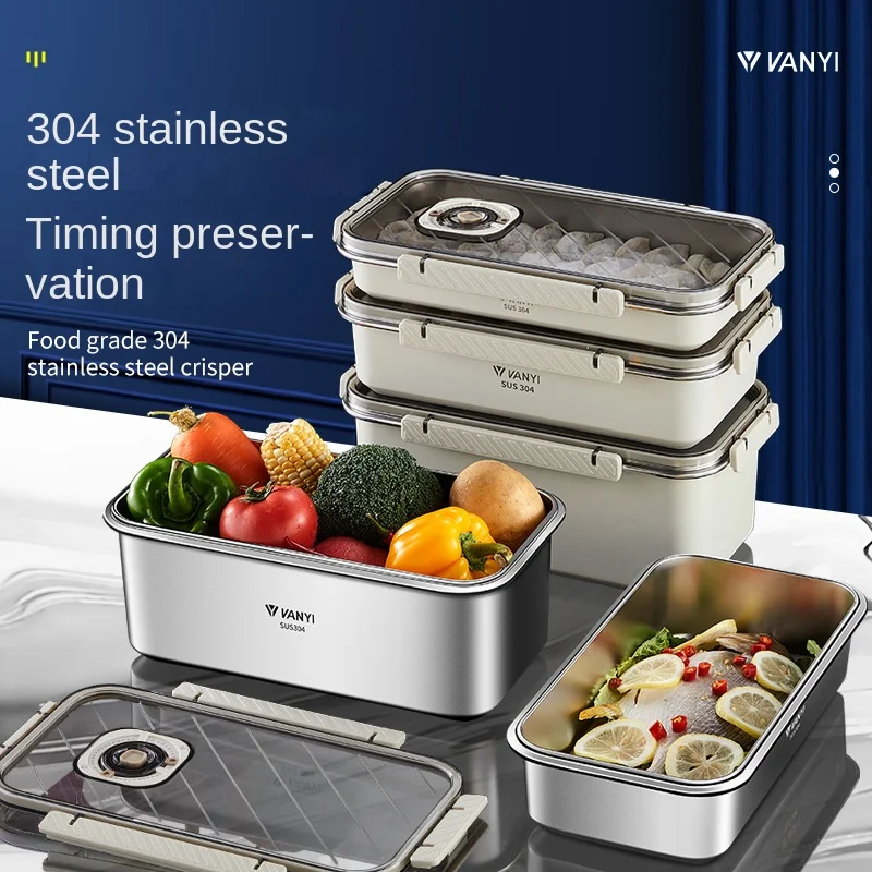 Steel Crisper Sealed Dumpling  - Food Storage Freezer Containers recension och pris
