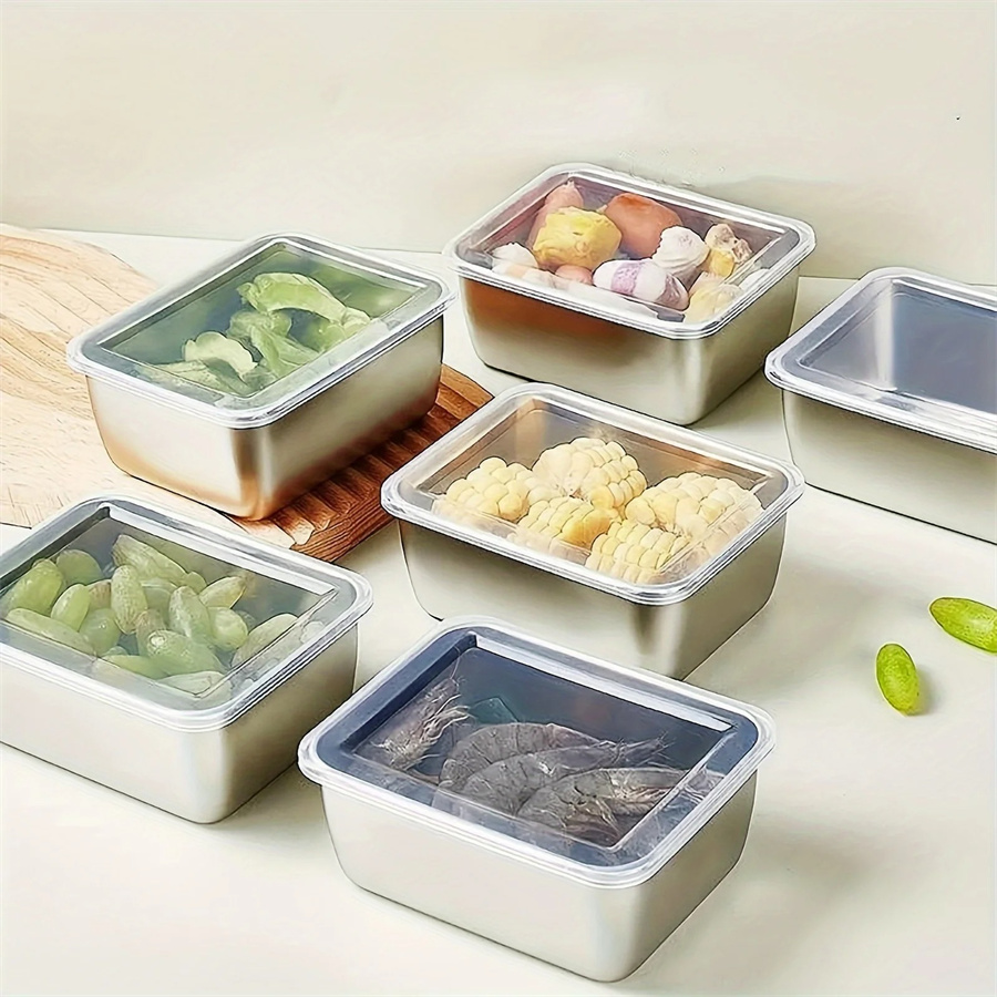 1/3/5pcs Stainless Steel Food  - Food Storage Cupboard recension och pris