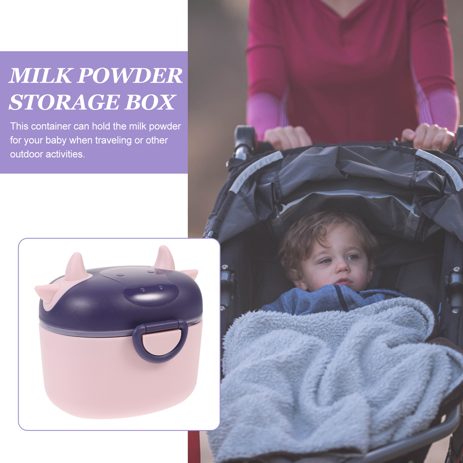 Milk Powder Storage Container  - Food Storage With Scoop recension och pris