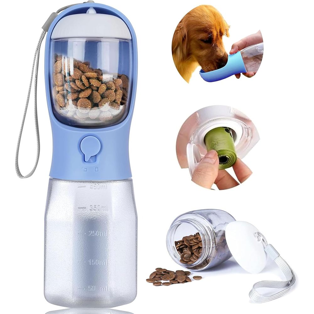 Dog Water Bottle with Food Con - Food Storage Essentials recension och pris
