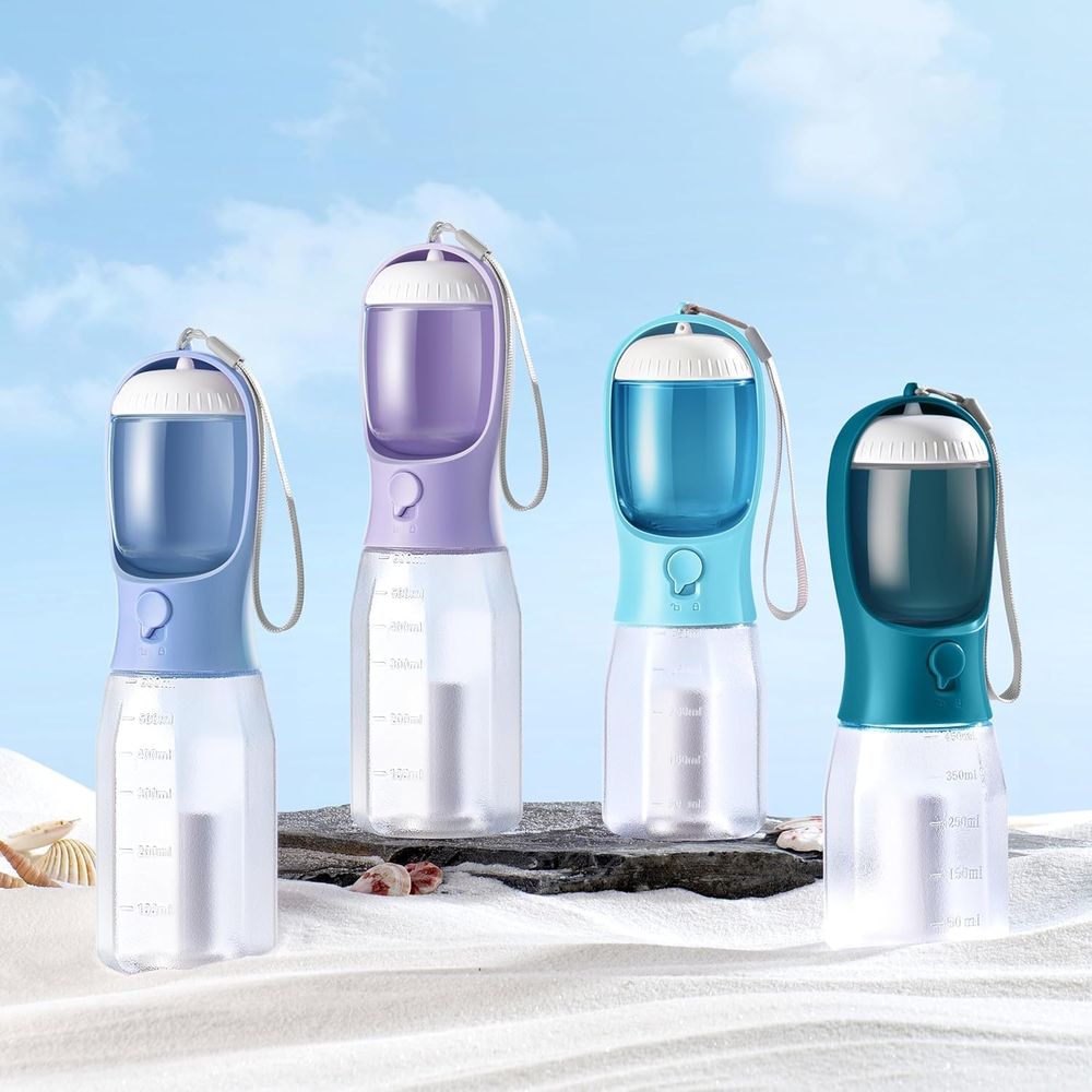 Dog Water Bottle with Food Con - Food Storage Essentials recension och pris