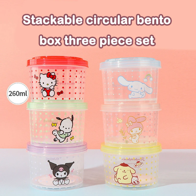 Kitty Bento Box Set 3 Pieces C - Food Storage Order recension och pris