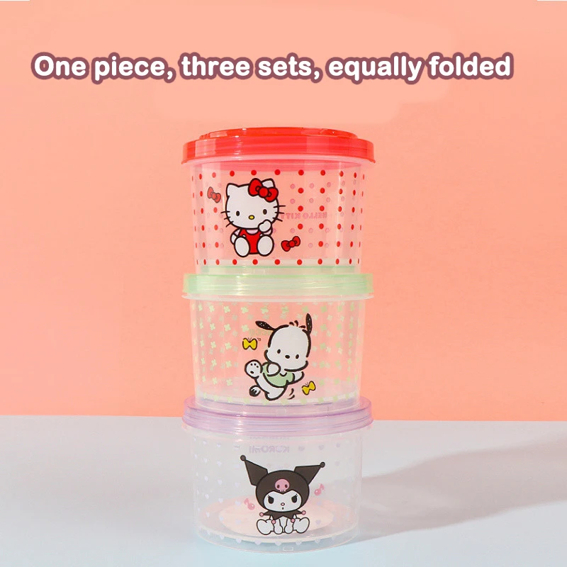 Kitty Bento Box Set 3 Pieces C - Food Storage Order recension och pris